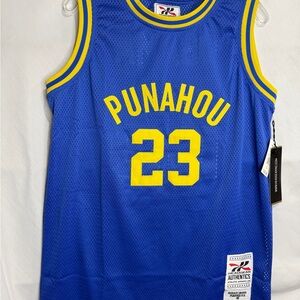Punahou Blue and Yellow Men's Jersey